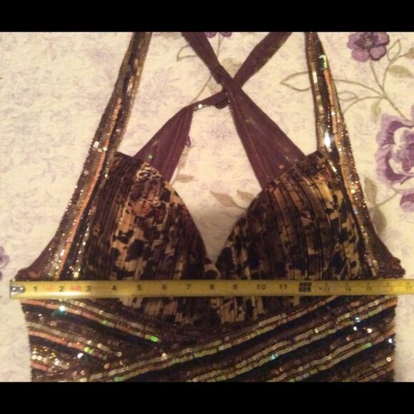 Beautiful sequined  leopard dress - Picture 4 of 5